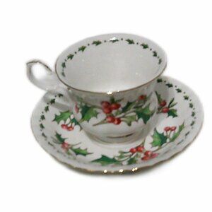A Cup of Christmas Team - Bone China Teacup & Saucer